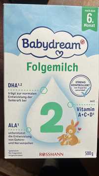 Дитяче молоко від народження BABYDREAM Folgemilch 2 500 гр