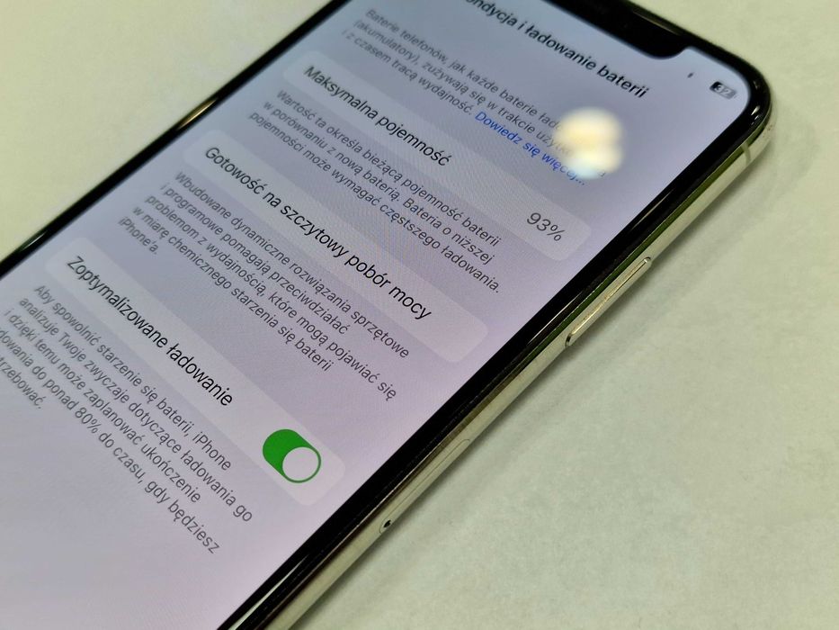Iphone 11 PRO 64GB/ Silver/ BAT 93%/ Grade A-/ Gwarancja + ładowarka