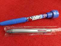 Conjunto Caneta Hello Kitty c/carimbo + caneta 4 cores