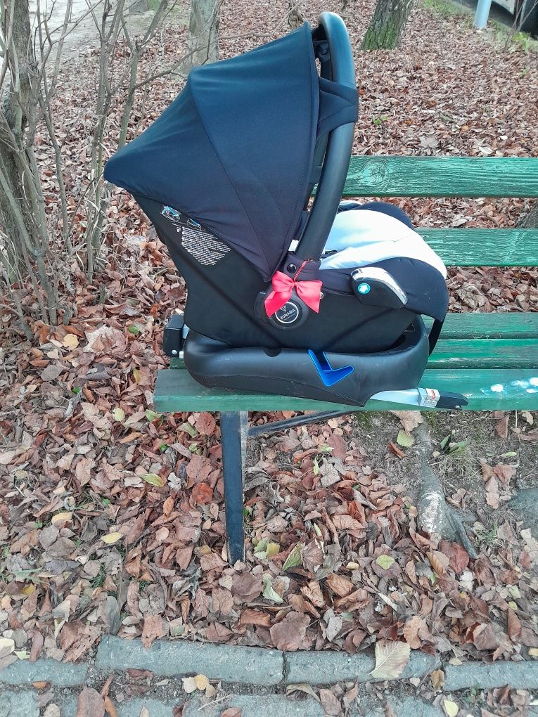 Wózek junama diamond 3w1 z bazą isofix  gondola spacerówka i nosidełko