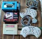 2 Comandos Competition Pro e 3 Adaptores SNES