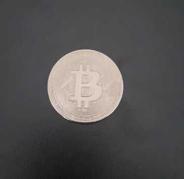 NOWA moneta kolekcjonerska Bitcoin srebrna