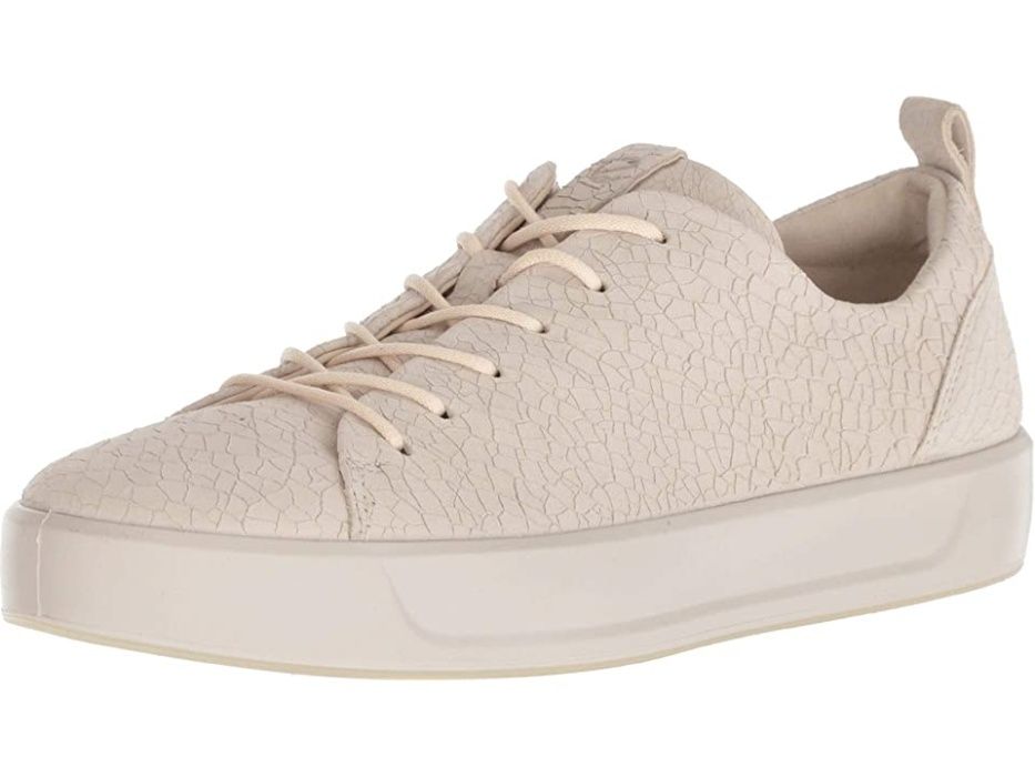 Ecco soft 8 lace casual кожаные женские кроссовки р.40-42 оригинал!