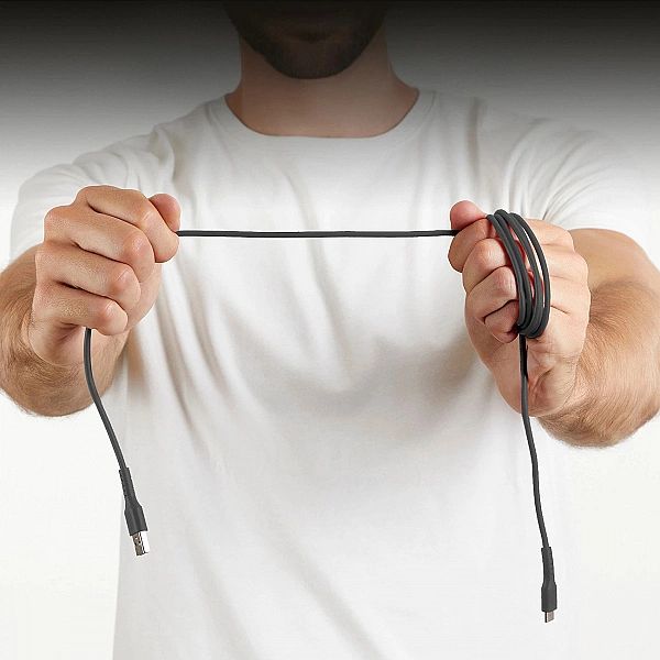 Kabel SBS TECABLEMICROC15K USB-A - USB-C 1,5m - czarny