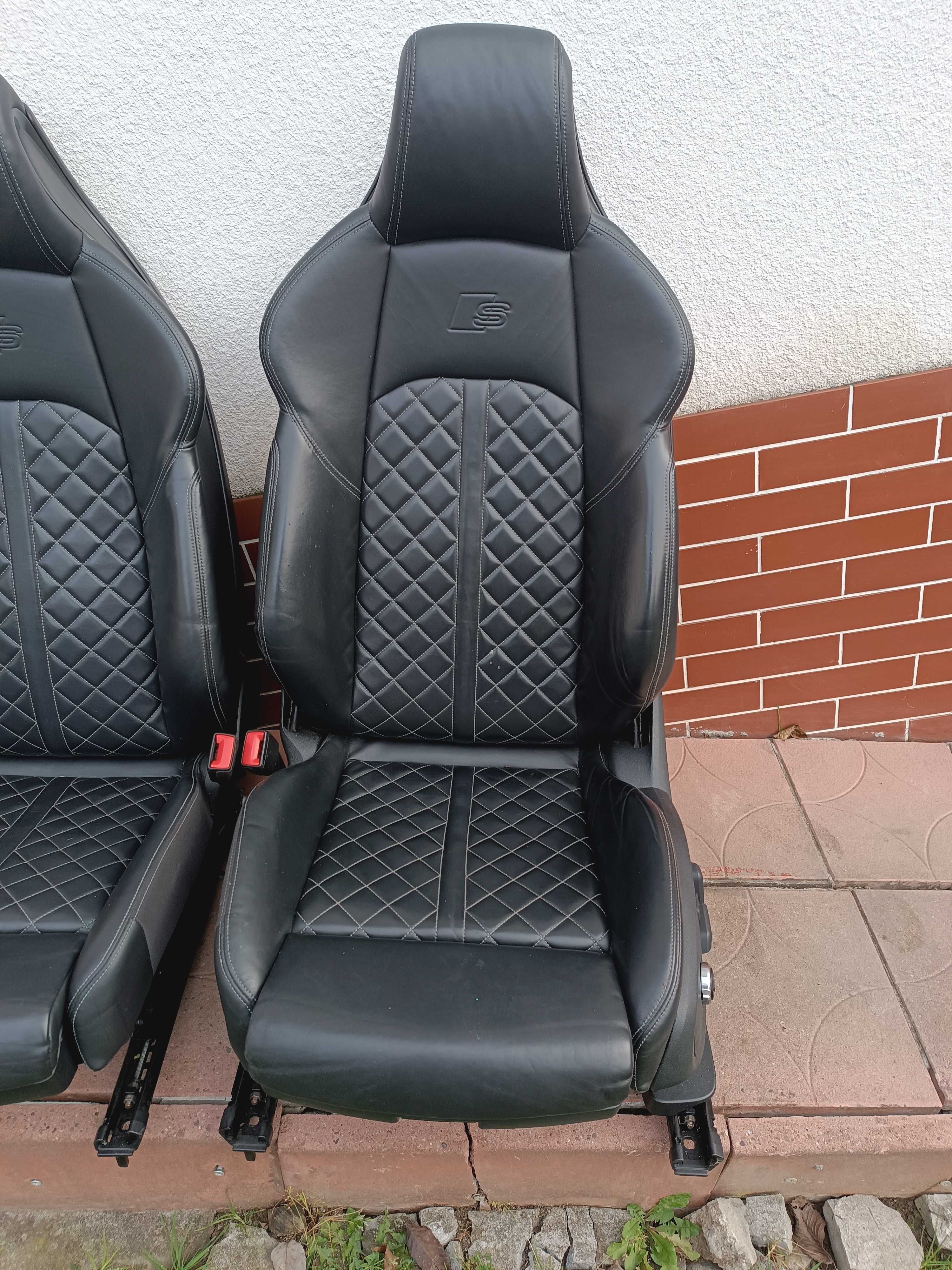 Fotele komplet foteli audi s5 b9 8w A5 sportback masaże