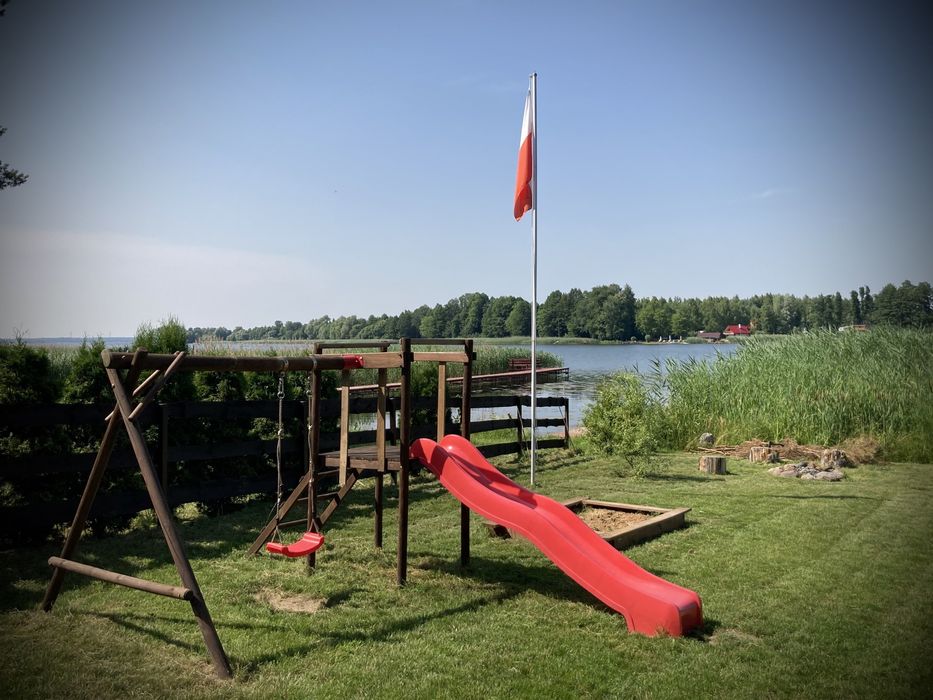 Domki nad jeziorem Domek Mazury Noclegi Mazurach Własna Linia brzegowa