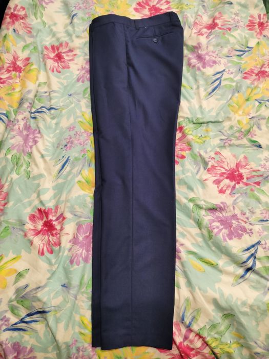 Garnitur Luvetti granatowy marynarka + spodnie