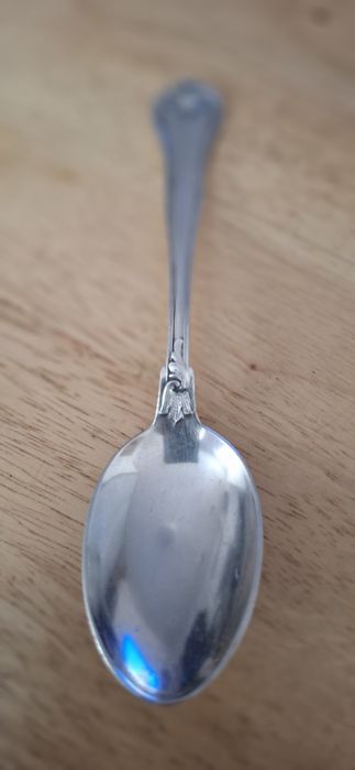 Srebrna łyżka  o wadze 33,8 gr.