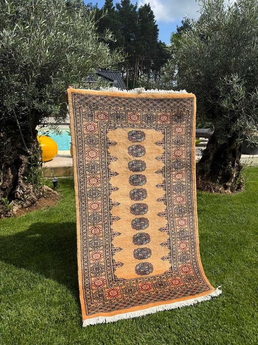 Nowy Dywan Ręcznie Tkany Kaszmirowy Pakistan Buchara 170x95 gal. 6 tyś