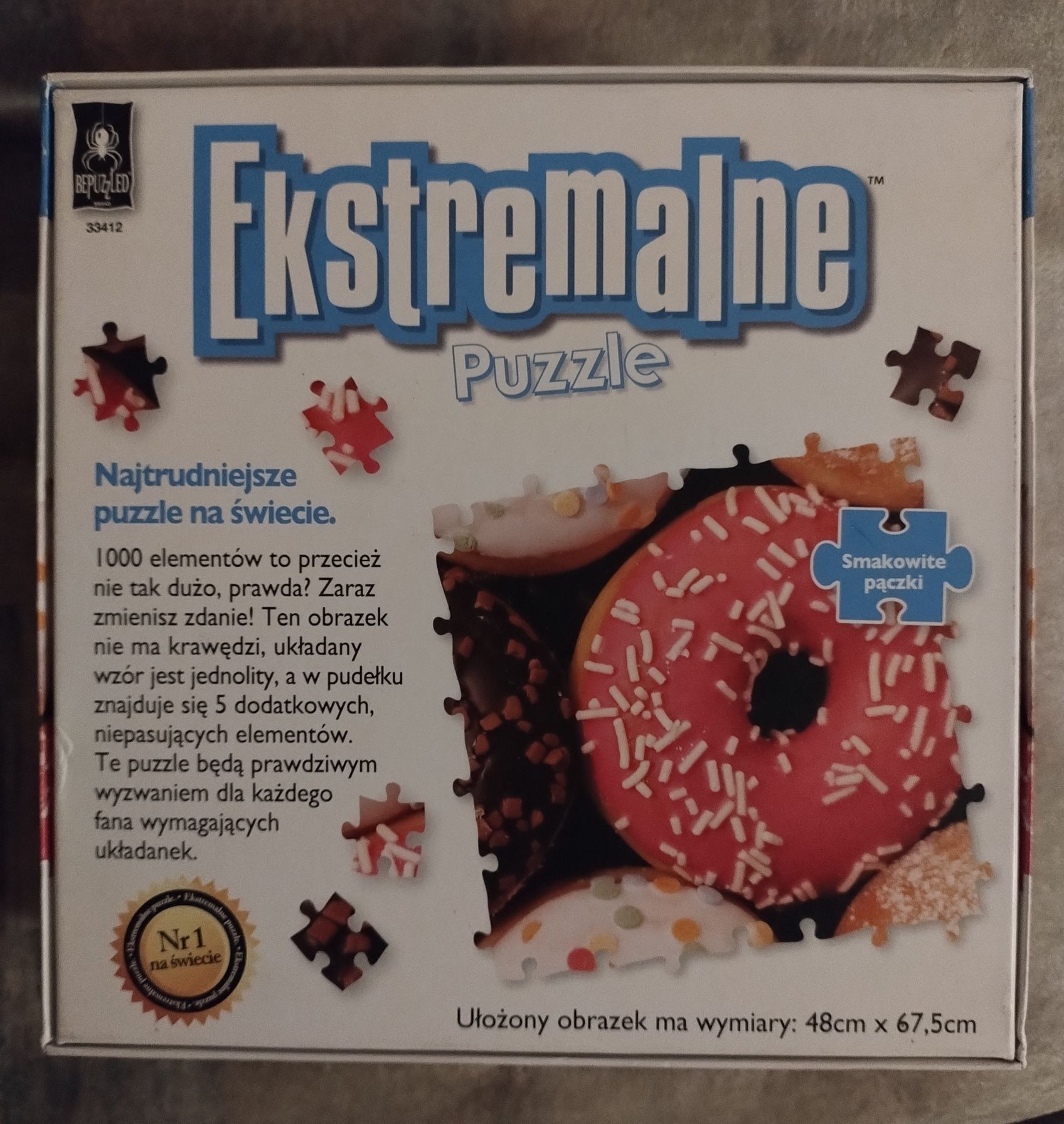 Ekstremalne puzzle pączki donuty donaty