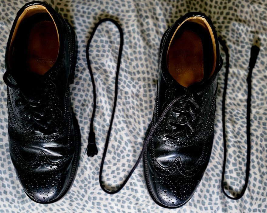 Sapatos escoceses highland / kilt Homem e "Jack Morgan" pele genuina