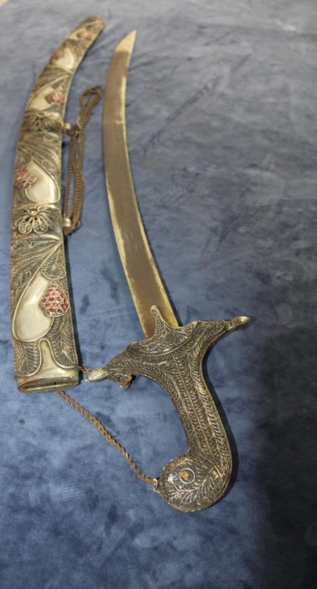 Grande sabre árabe de cerimónia