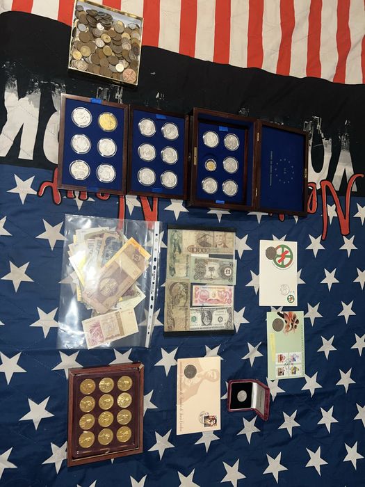 Coleção de moedas / Numismática