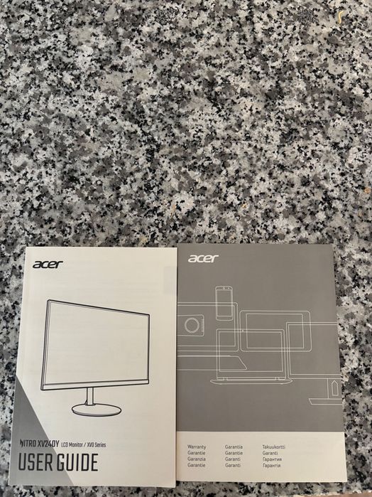 Monitor ACER Nitro XV240Y M3 23.8" 1920x1080px IPS 180Hz 1 ms