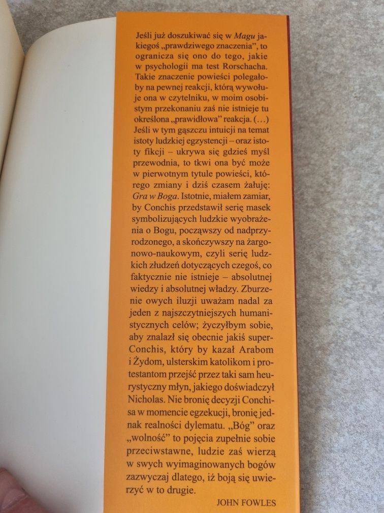 Mag John Fowles Stan BDB-