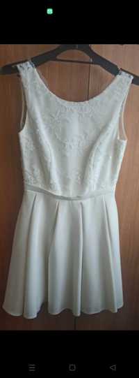 Biała sukienka r. 36