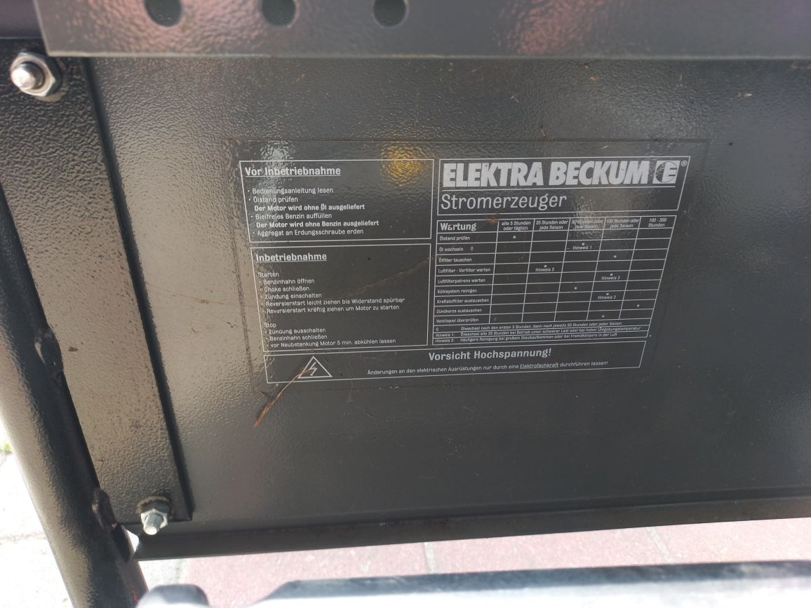 Agregat prądotwórczy briggs&stratton