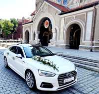Promocja! BIAŁY Samochód Auto do Ślubu Audi A5 F5 WOLNE_TERMINY