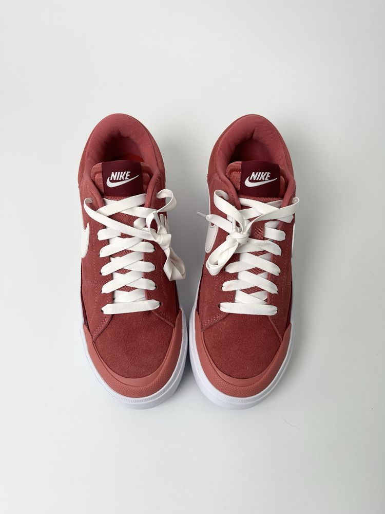 Оригинал Nike Court Legacy Lift (FJ1986 600) на платформе кроссовки