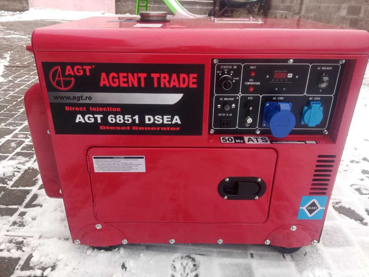 Дизельний генератор 5кВт AGT 6851 DSEA
