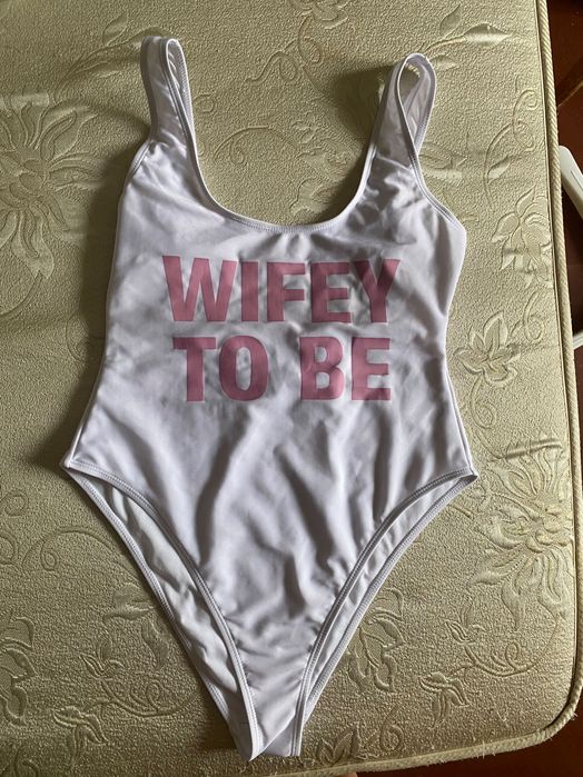 Купальник жіночий білий суцільний