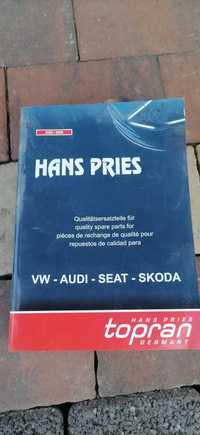 Katalog części Hans pries audi 80 polo, t2 t4 itd 2008/2009