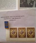 Листи Степана Бандери марки та значок
