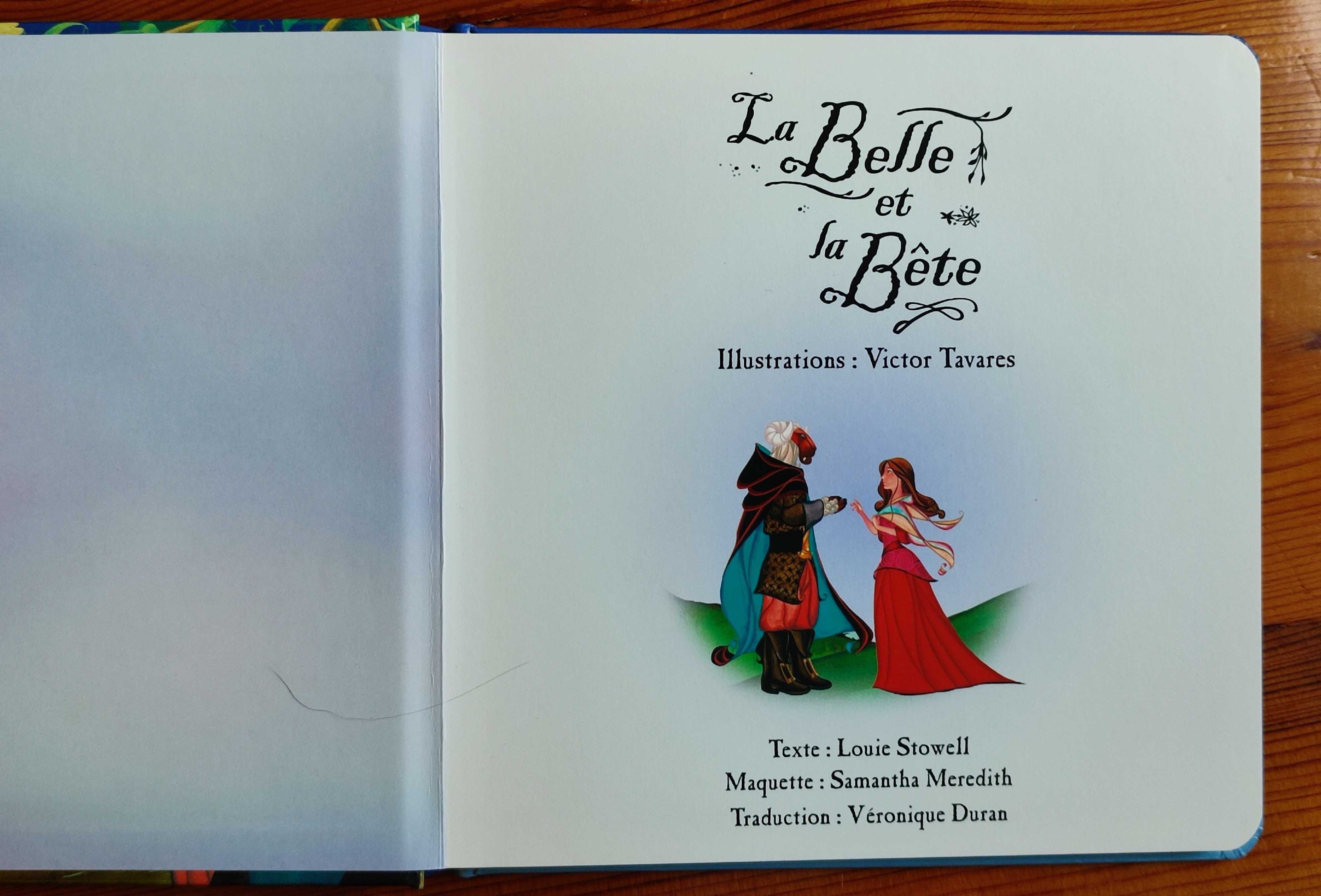 Książka po francusku Piękna i Bestia "La Belle et la Bete" NOWA