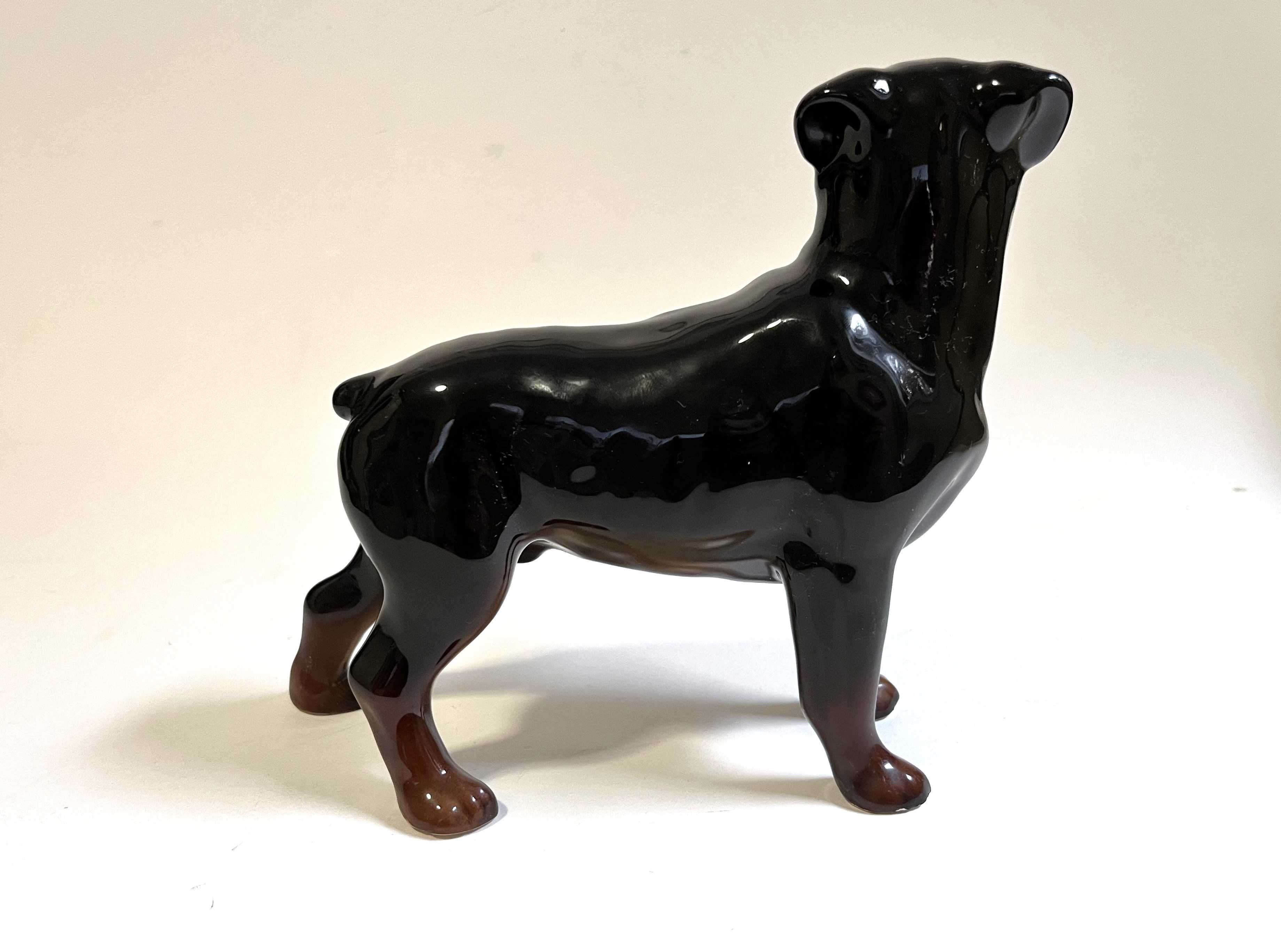 Figurka porcelanowa pies rasy Rottweiler- Coopercraft Angila!