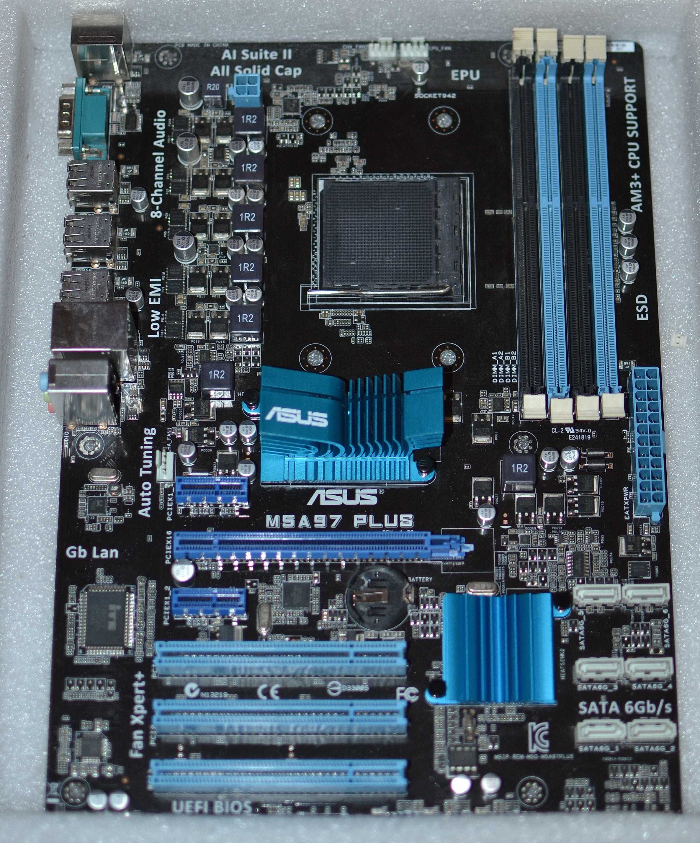 Материнская плата Asus M5A97 Plus (sAM3+, AMD 970/SB950, PCI-Ex16)