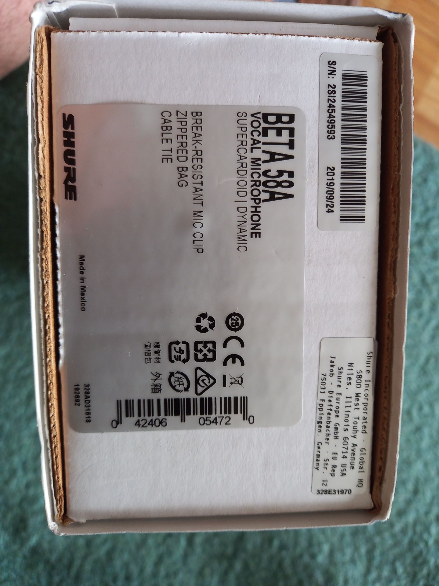 Mikrofon Shure Beta 58A
