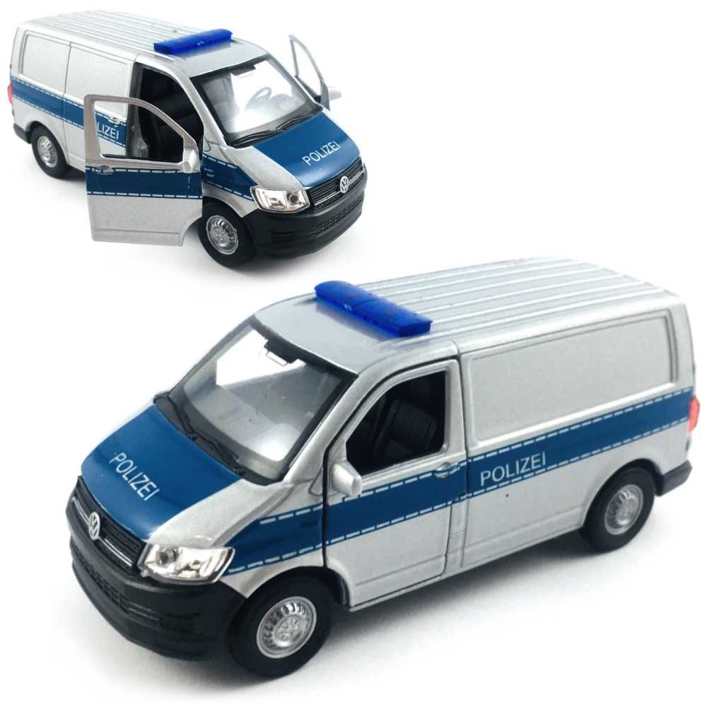 VW Transporter T6 VAN Policja WELLY model 1:34