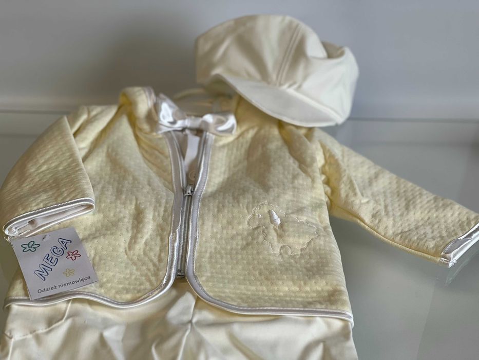 Komplet na Chrzest dla Chłopca - rozmiar 68