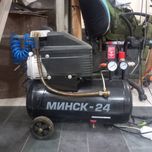 Компрессор 24л 1.5 кВт, 220 В, 8 атм, 205 л/мин INTERTOOL PT-0020 б.у