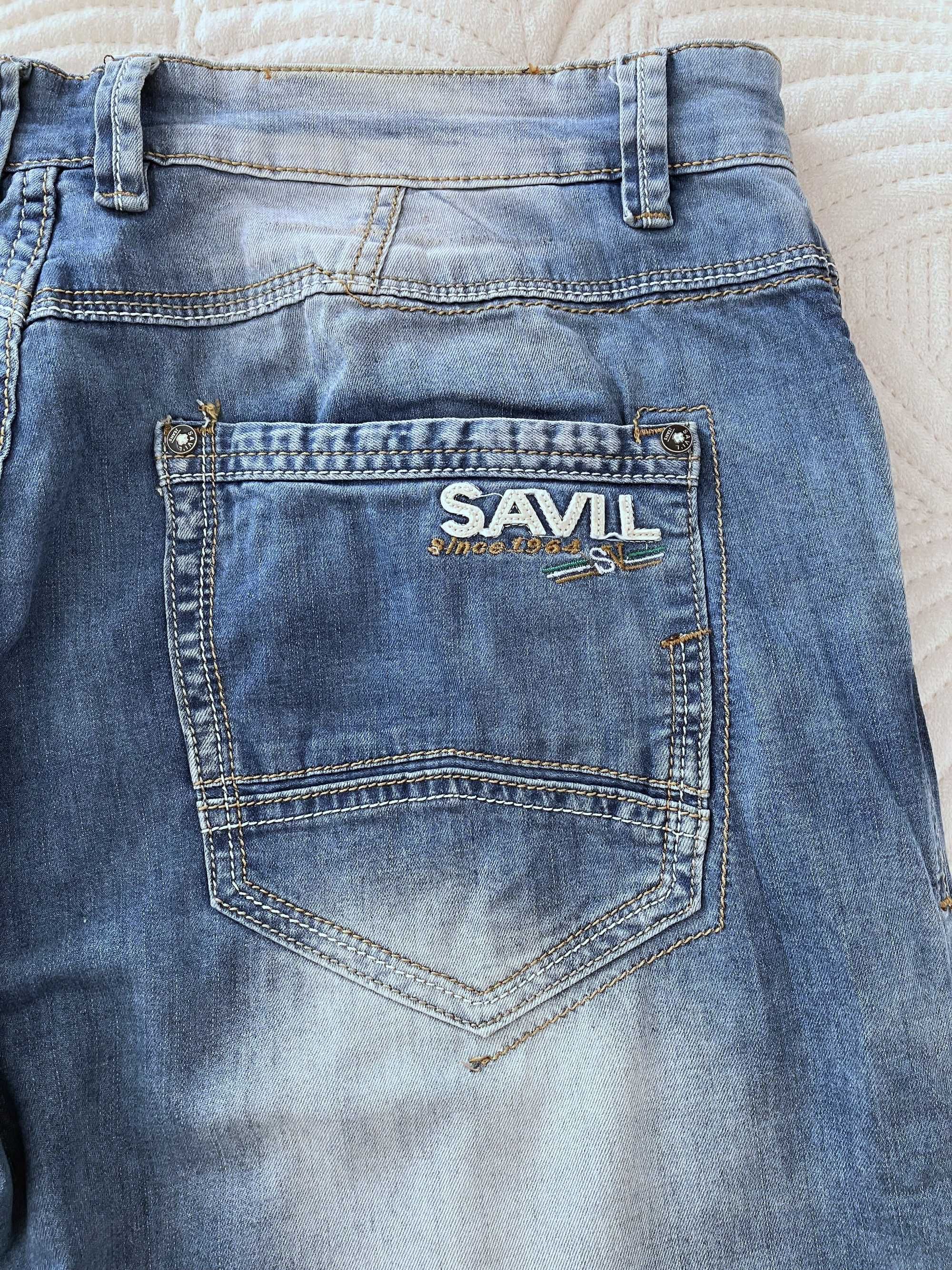 Spodenki męskie szorty dzinsowe jeansowe W36/ XL niebieskie letnie!