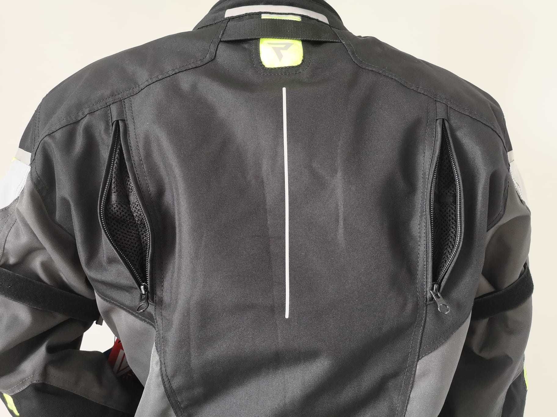 Rebelhorn Spark kurtka motocyklowa M, L, XL, XXL, 3XL Black Grey Fluo
