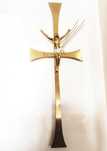 Cruz de Cristo em bronze 70 cm