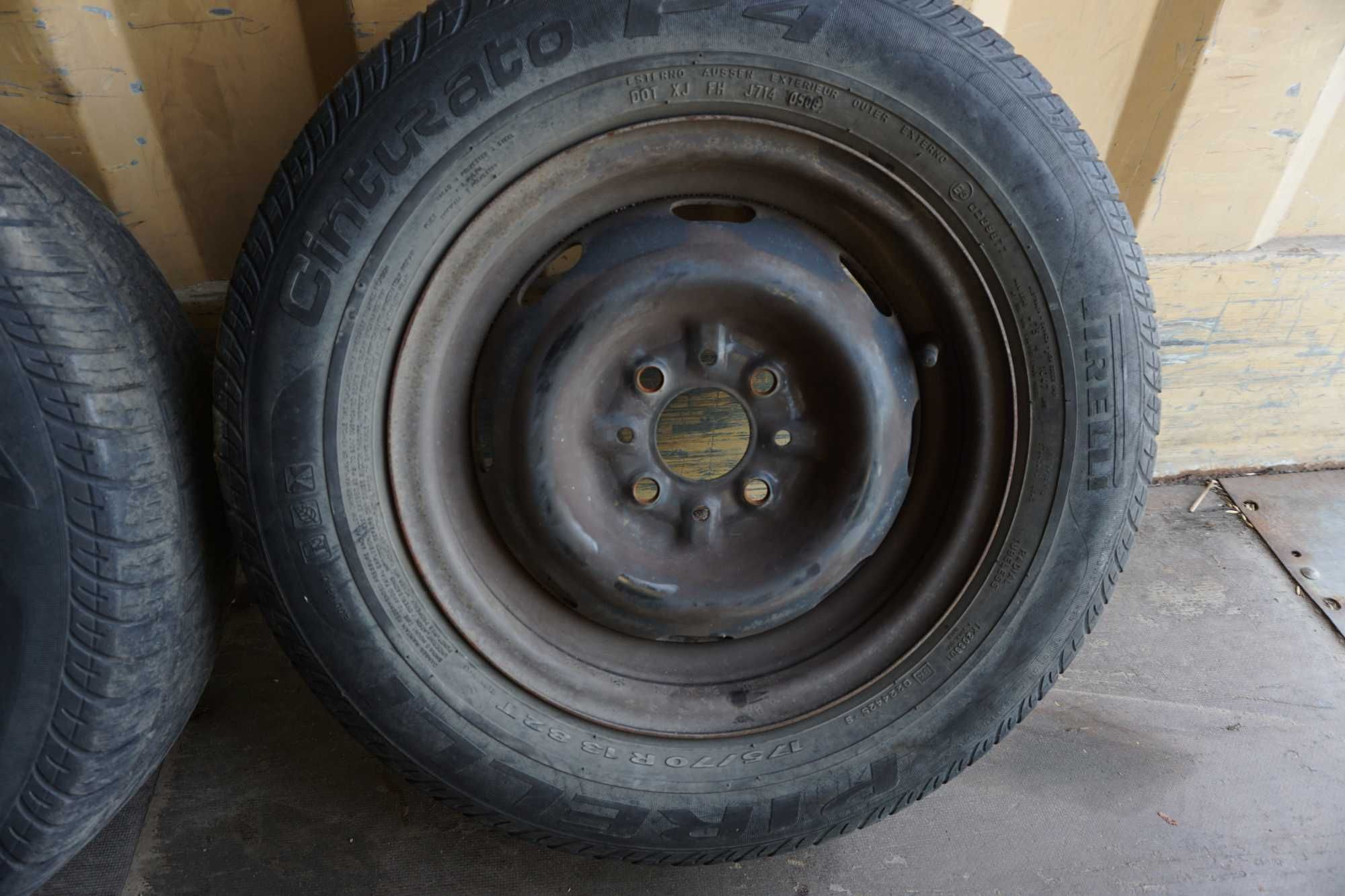 koła 4x98 felgi polonez fso fiat 125 opony 175/70R13 przyczepka