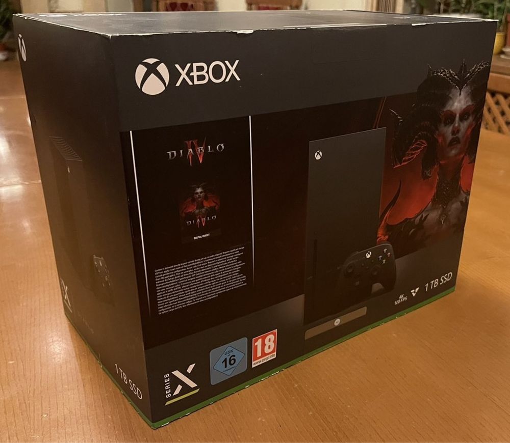 Xbox series X 1Tb Diablo 4 Новый