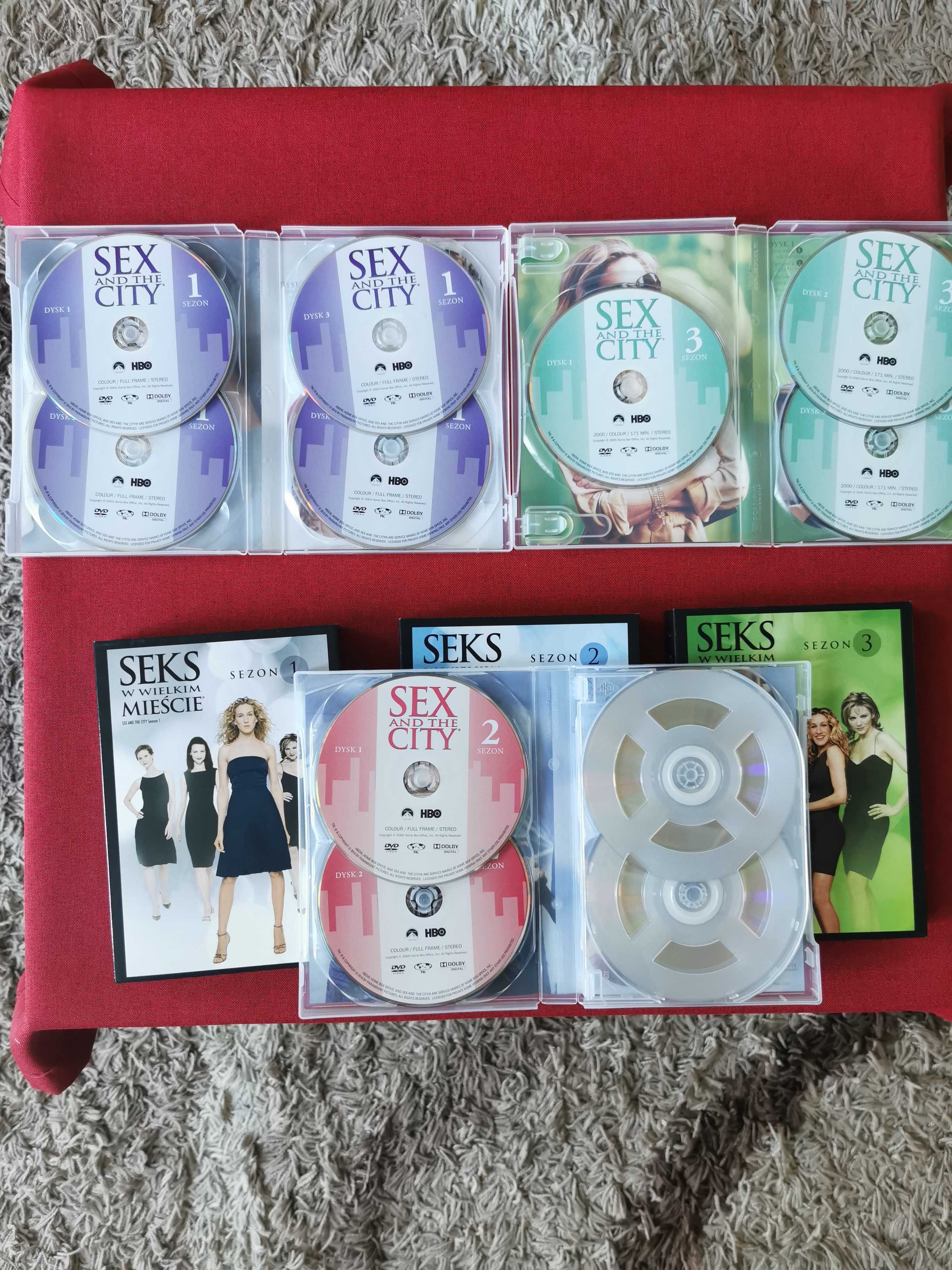 Serial sex w wielkim mieście sezon 1-3 dvd