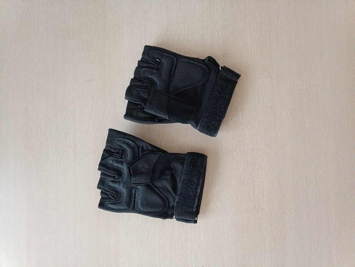 Nowe rękawice pół rękawice taktyczne czarne