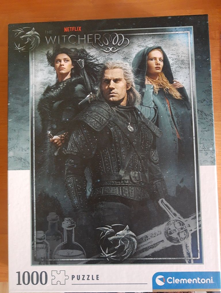 Puzzle netflix the witcher wiedźmin Clementoni 1000