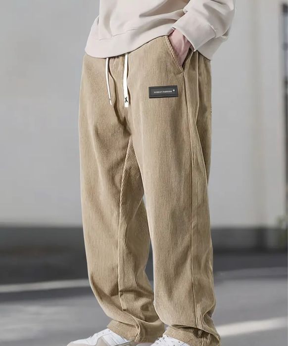 Новые мужские брюки XL, мягкий вельвет, очень удобные