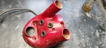 Obudowa lampy JAWA 250 CZ 175 lampa dolna część aluminiowa typ 353 356