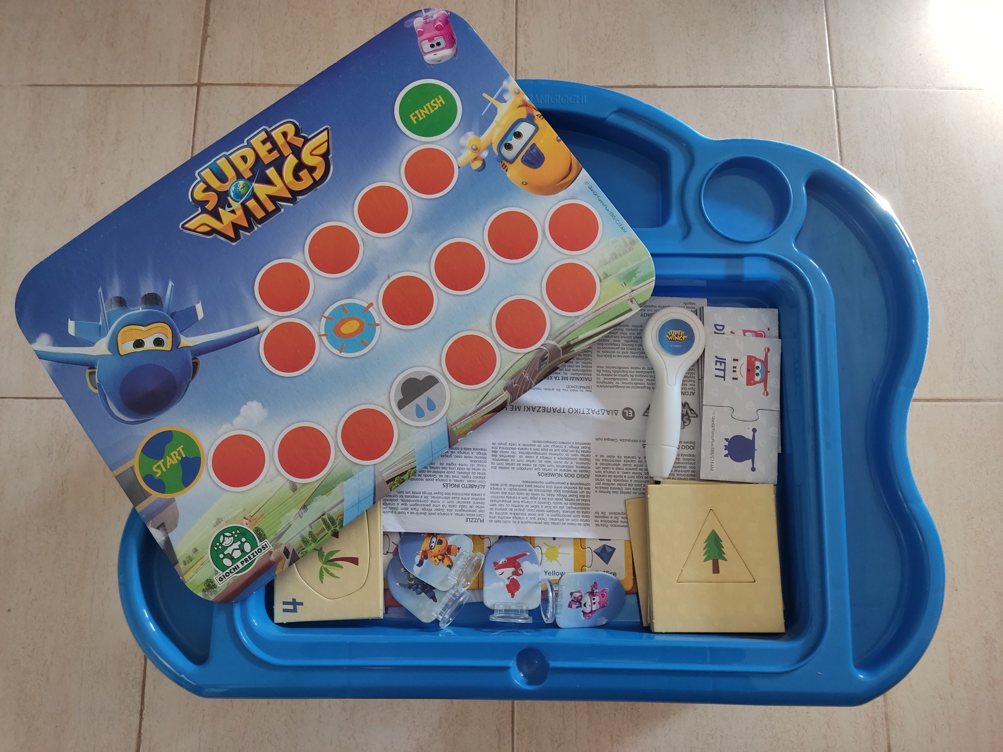 Mesa de jogos com caneta interativa Super Wings