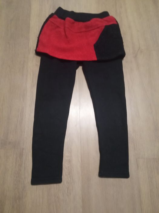 Getry ocieplane że spódniczką 122/128