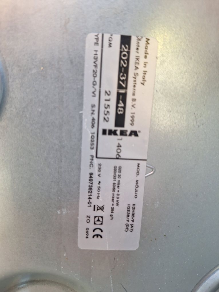 Płyta gazowa Ikea mojlig 2 palnikowa