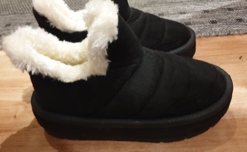Mukluki, buty zimowe z futerkiem