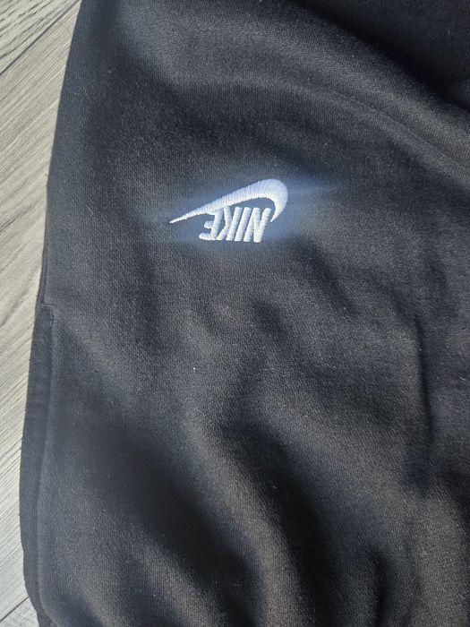 Spodnie dresowe Nike M męskie czarne bawełna stan igła