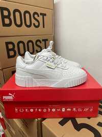 Кожанные кеды Puma Cali white / Puma Cali белые 37 38 39 40